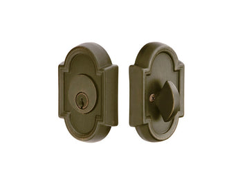 Emtek Tuscany #11 Deadbolt Medium Bronze Patina MB