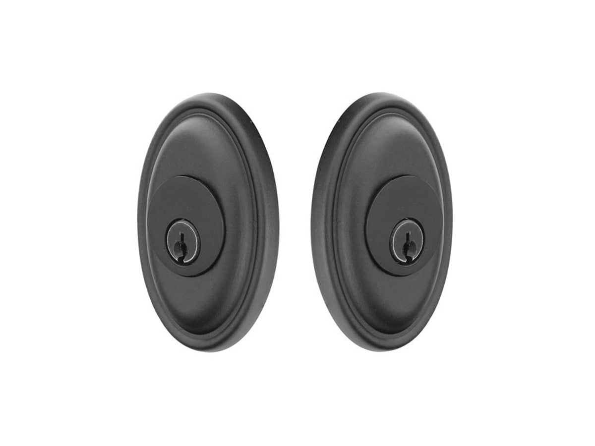 Emtek Tuscany #14 Deadbolt Flat Black Bronze Patina FB