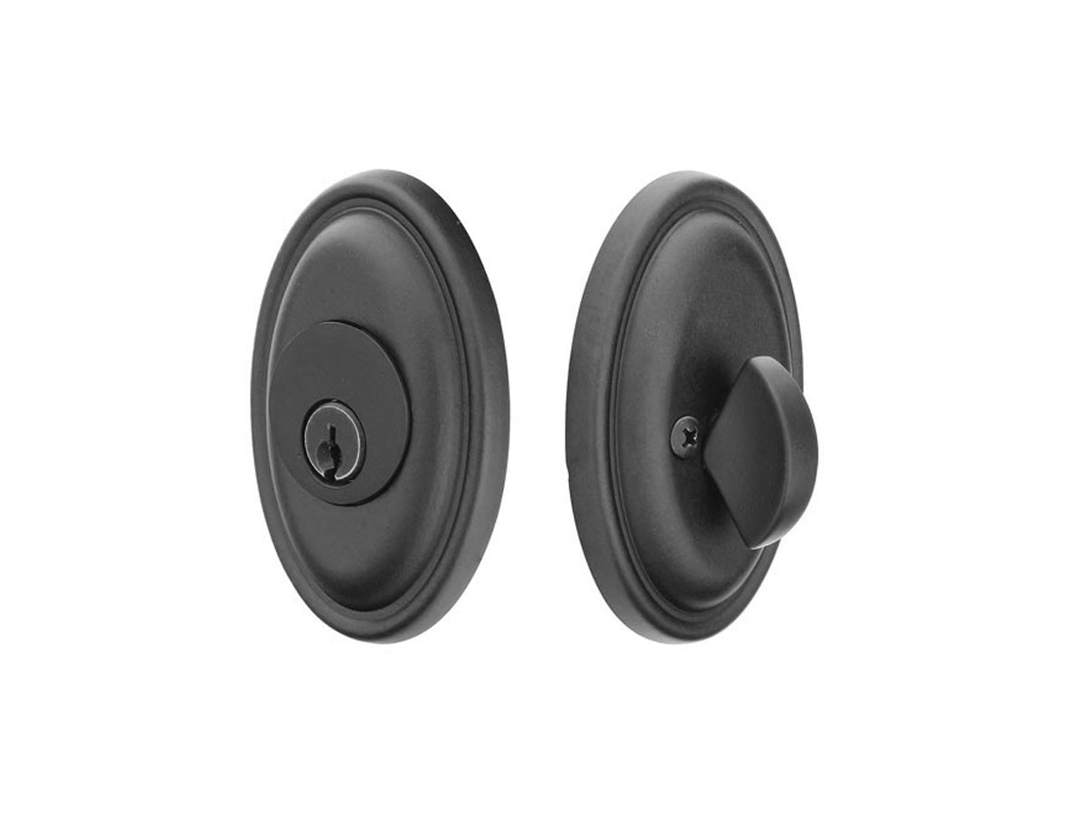 Emtek Tuscany #14 Deadbolt Flat Black Bronze Patina FB