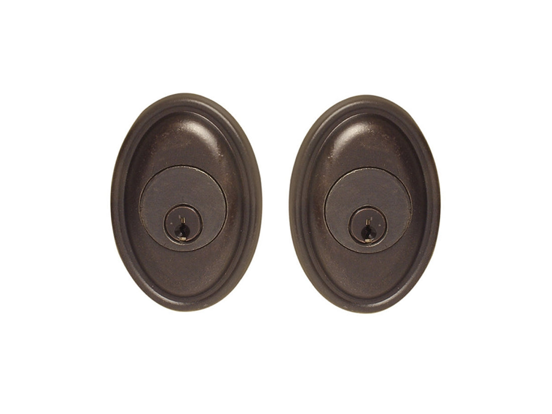 Emtek Tuscany #14 Deadbolt Medium Bronze Patina MB