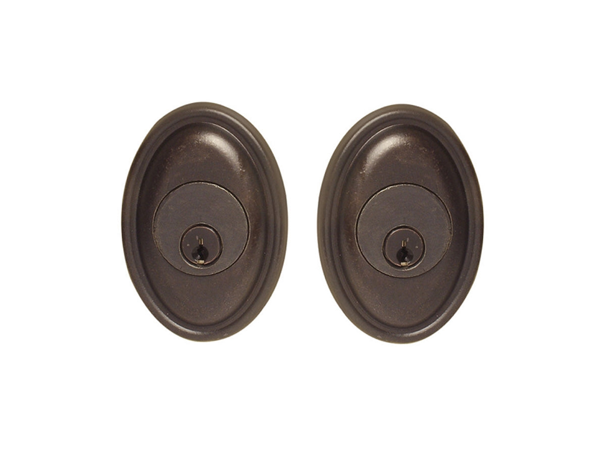 Emtek Tuscany #14 Deadbolt Medium Bronze Patina MB