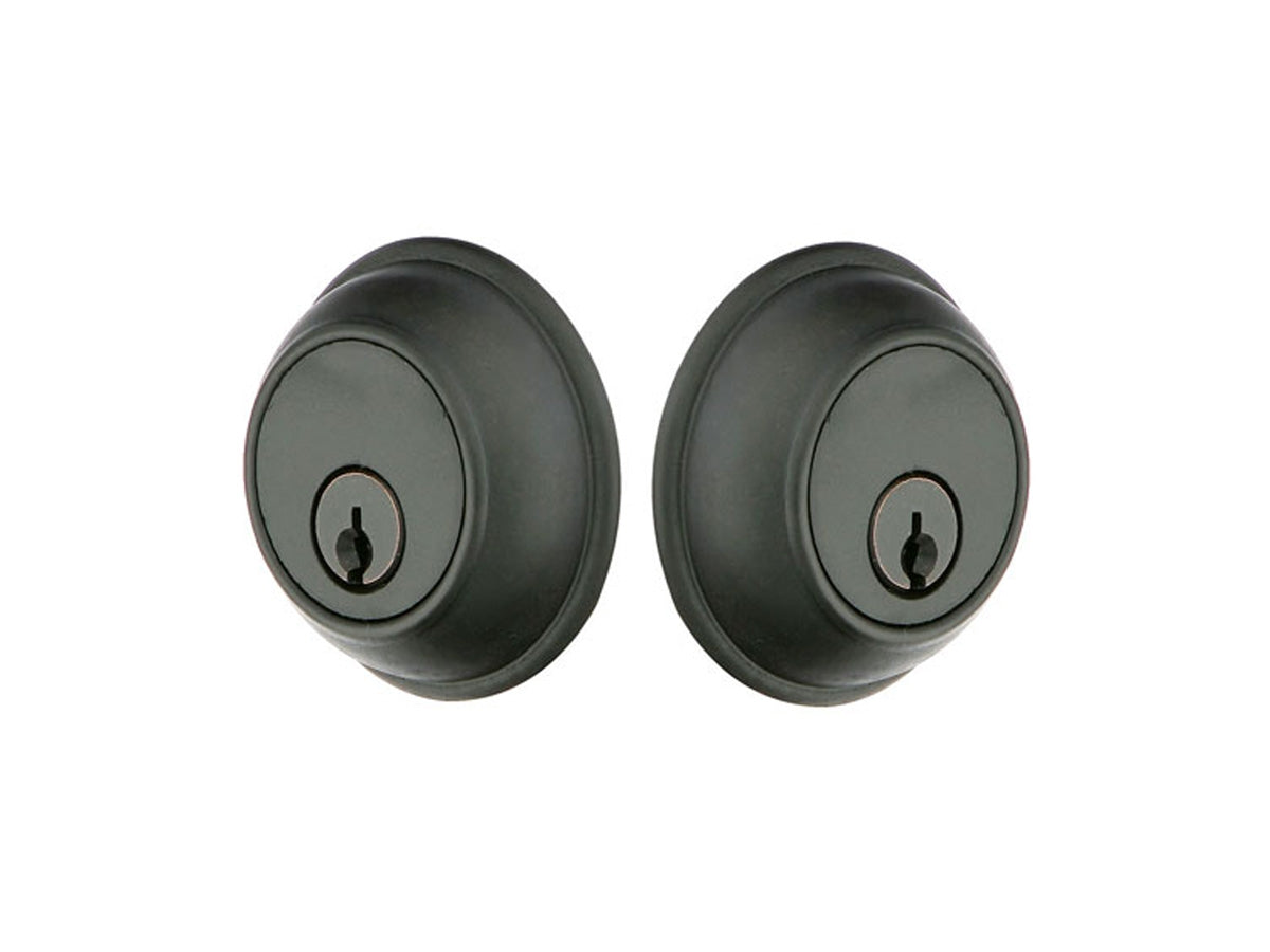 Emtek Tuscany Classic Deadbolt Flat Black Bronze Patina FB