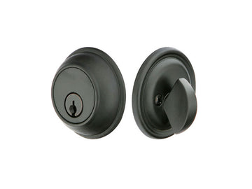 Emtek Tuscany Classic Deadbolt Flat Black Bronze Patina FB