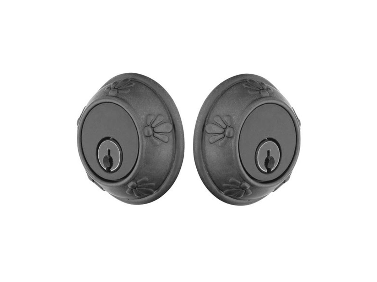 Emtek Tuscany Deadbolt Flat Black Bronze Patina FB