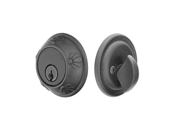 Emtek Tuscany Deadbolt Flat Black Bronze Patina FB