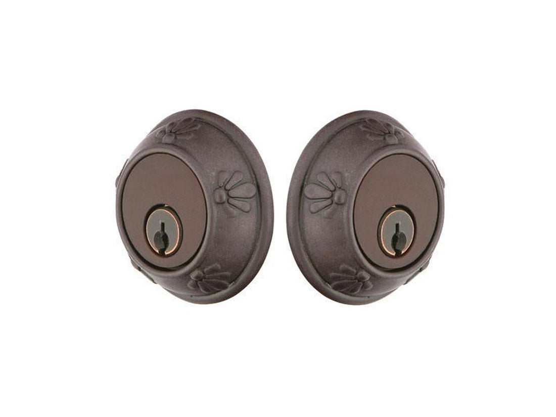 Emtek Tuscany Deadbolt Medium Bronze Patina MB