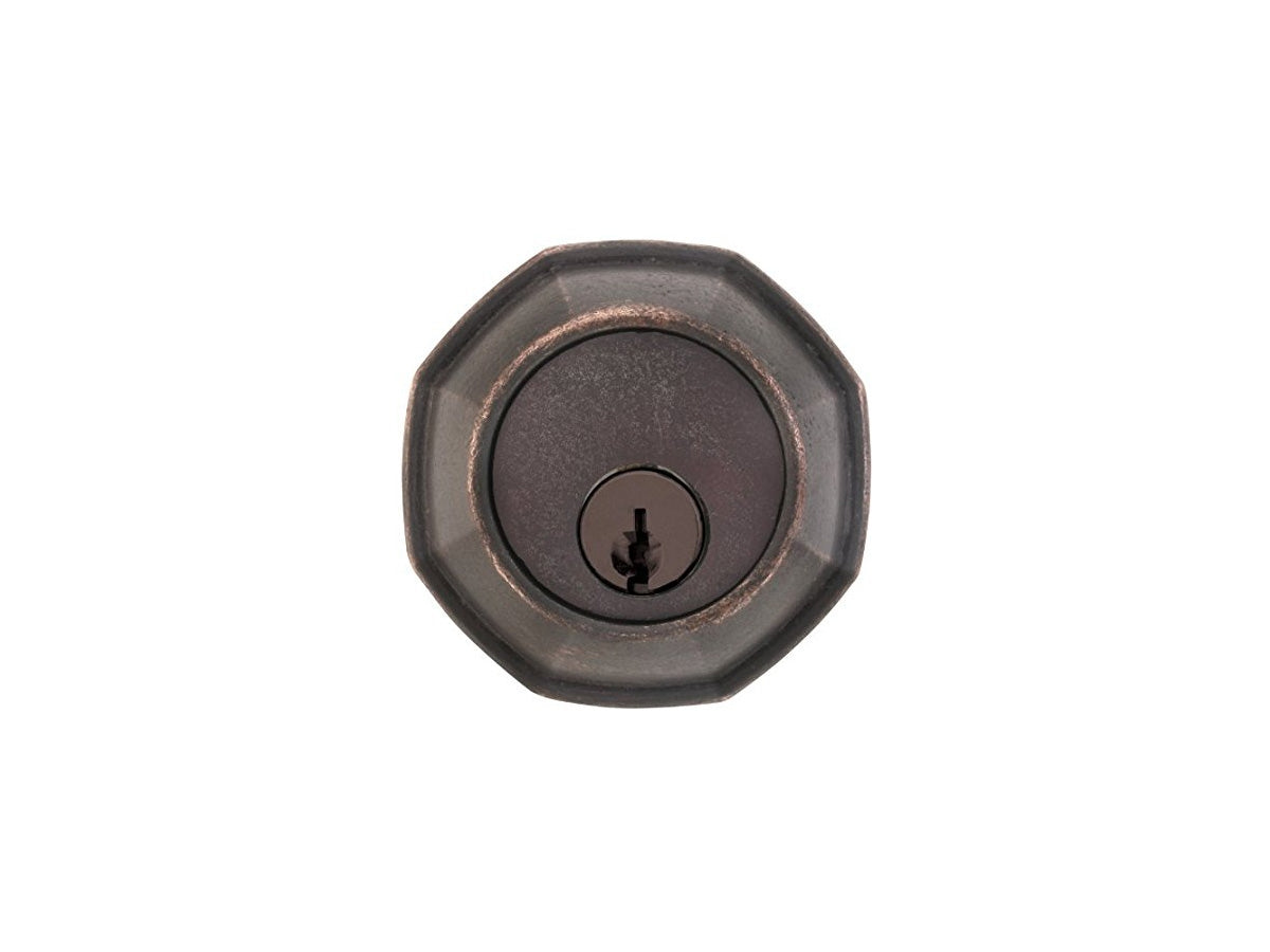 Emtek Tuscany Octagon Deadbolt Medium Bronze Patina MB