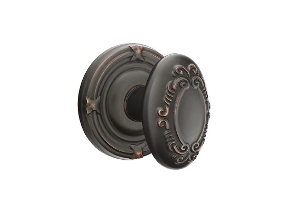 Emtek Victoria Brass Knob Oil Rubbed Bronze US10B