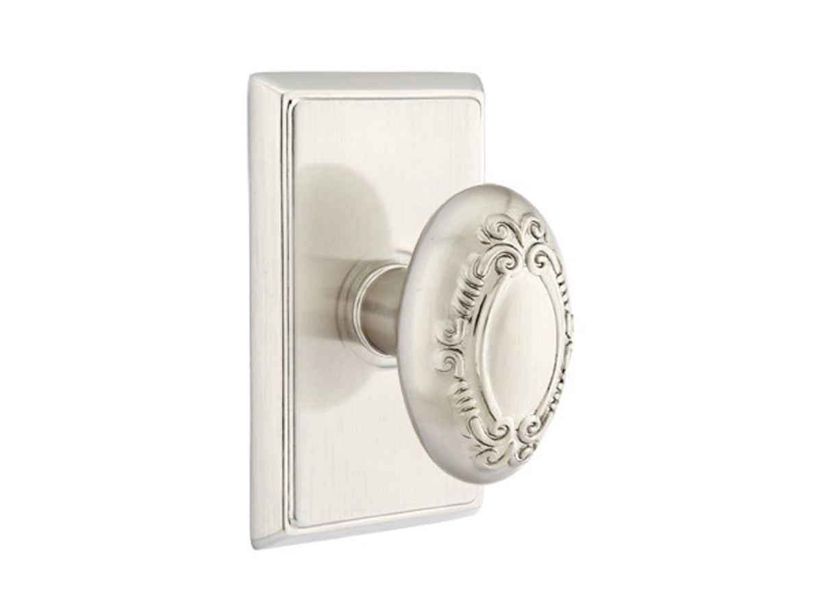 Emtek Victoria Brass Knob Satin Nickel US15