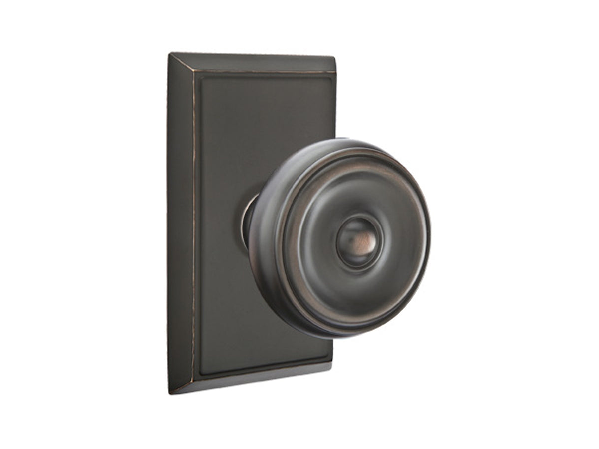 Emtek Waverly Brass Knob Oil Rubbed Bronze US10B