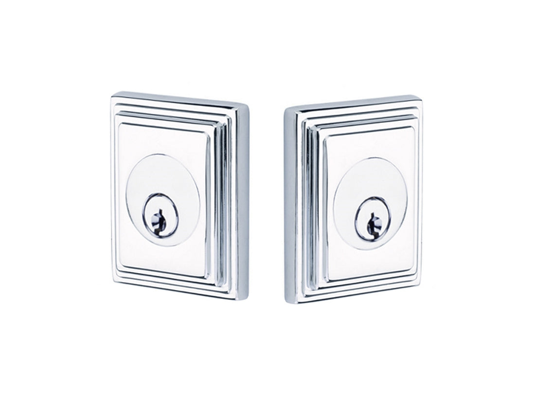 Emtek Brass Wilshire Deadbolt Polished Chrome US26