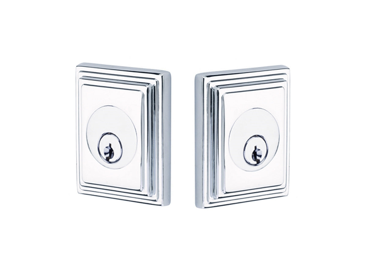 Emtek Brass Wilshire Deadbolt Polished Chrome US26