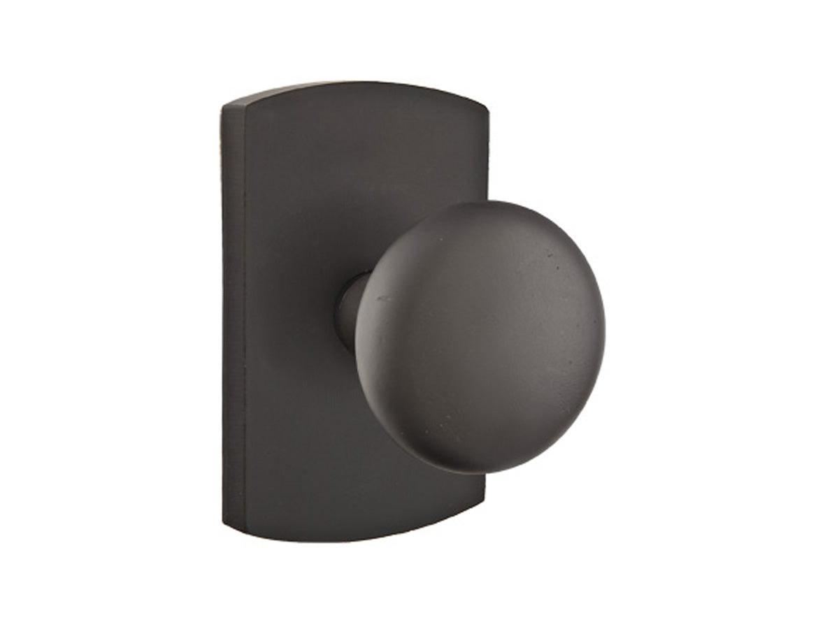 Emtek Winchester Knob Flat Black Bronze Patina FB