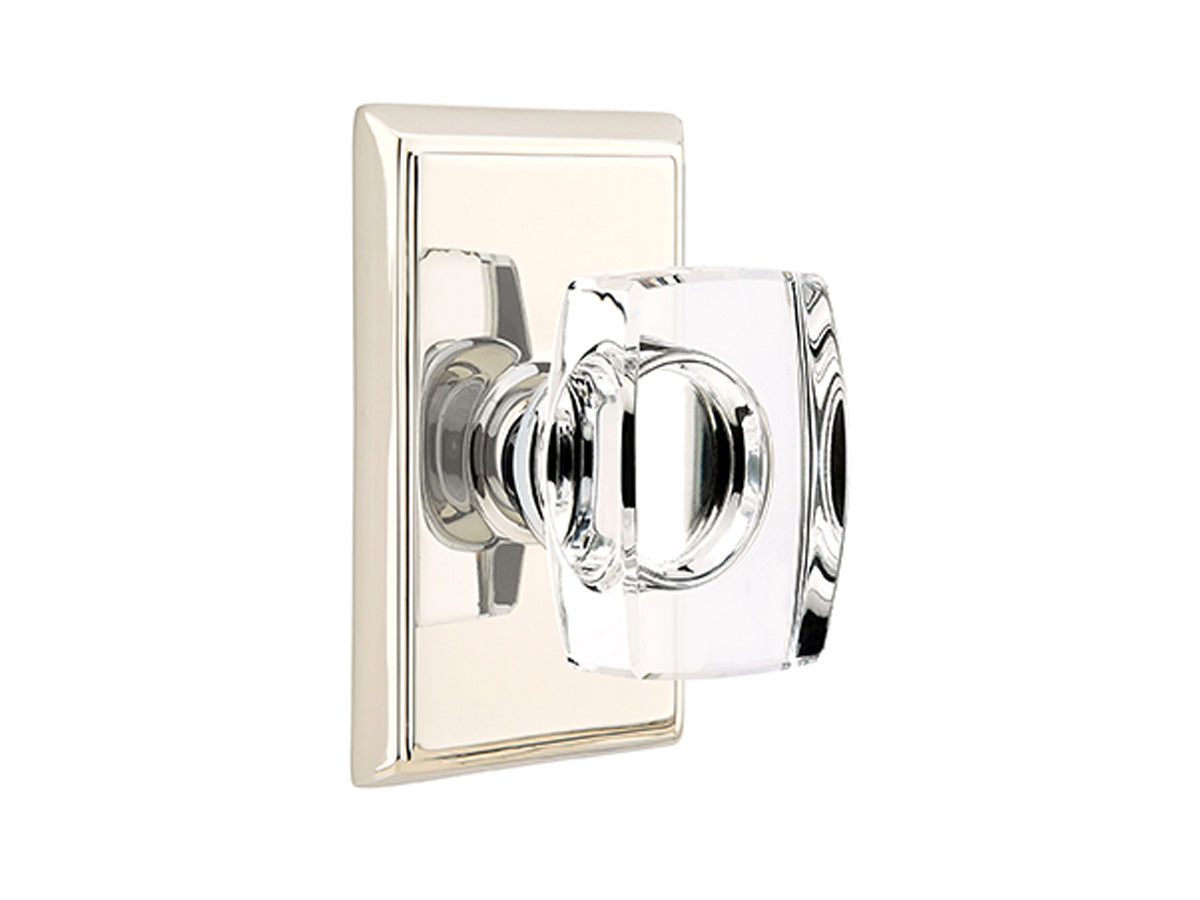 Emtek Windsor Crystal Knob Polished Nickel US14