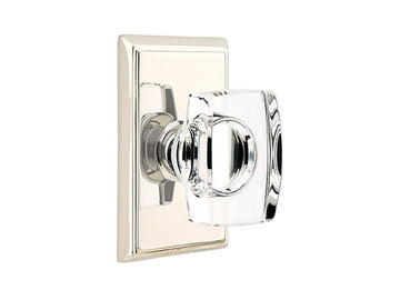 Emtek Windsor Crystal Knob Polished Nickel US14