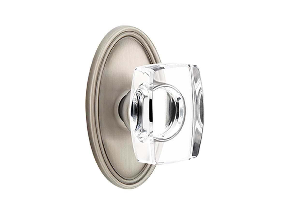 Emtek Windsor Crystal Knob Pewter US15A