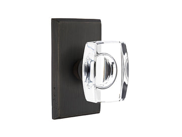 Emtek Windsor Crystal Knob Medium Bronze Patina MB
