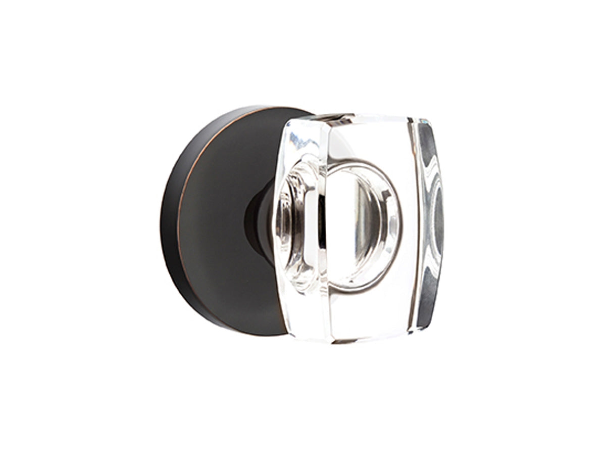 Emtek Windsor Crystal Modern Knob Oil Rubbed Bronze US10B