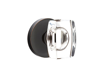 Emtek Windsor Crystal Modern Knob Oil Rubbed Bronze US10B