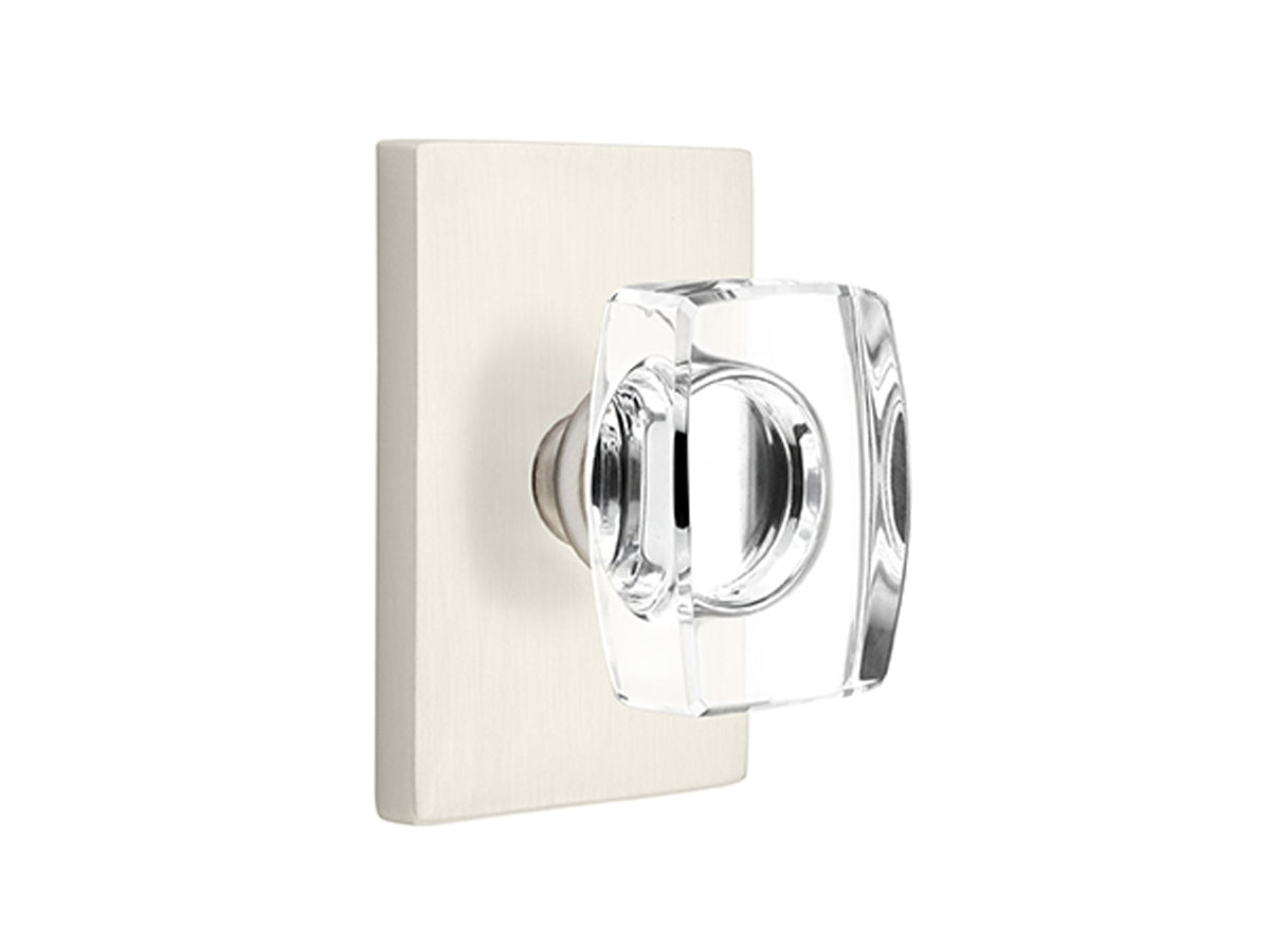 Emtek Windsor Crystal Modern Knob Satin Nickel US15