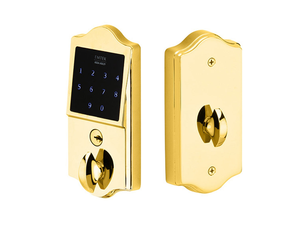 Emtek EMTouch Classic Style Keypad Deadbolt Polished Brass US3