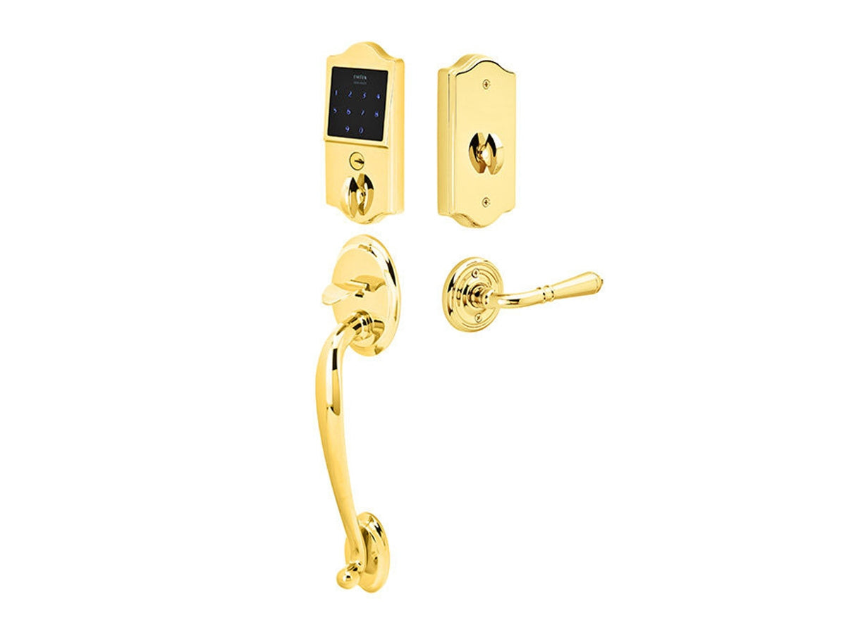 Emtek EMTouch Classic Style Keypad Entryset Polished Brass US3