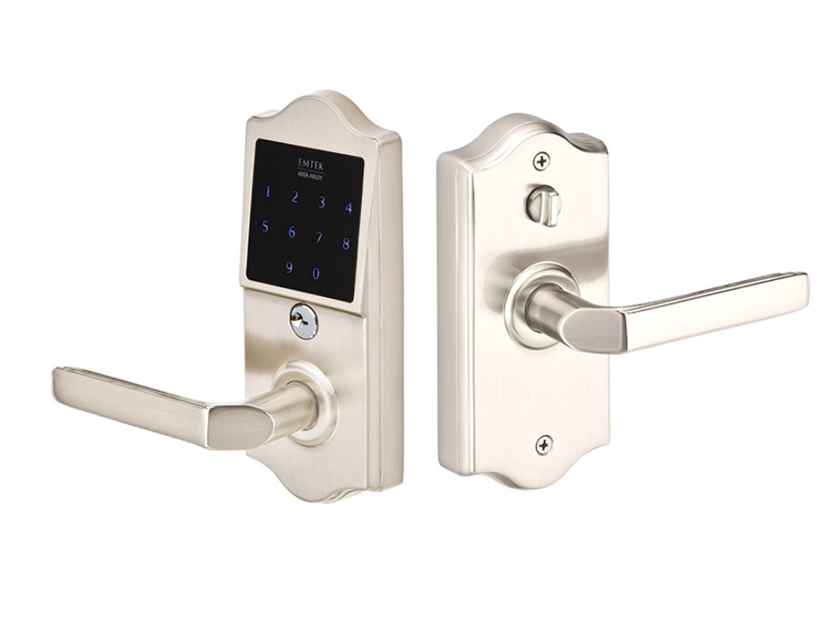 Emtek EMTouch Classic Style Keypad Leverset Satin Nickel US15