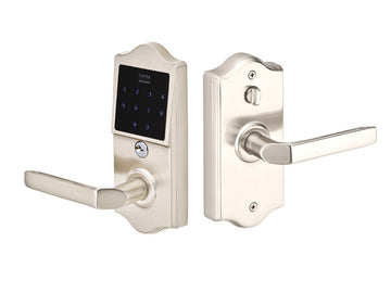 Emtek EMTouch Classic Style Keypad Leverset Satin Nickel US15