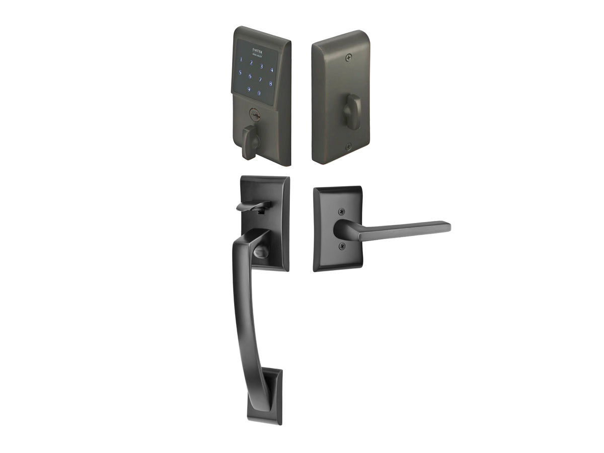 Emtek EMTouch Keypad Entryset Flat Black US19