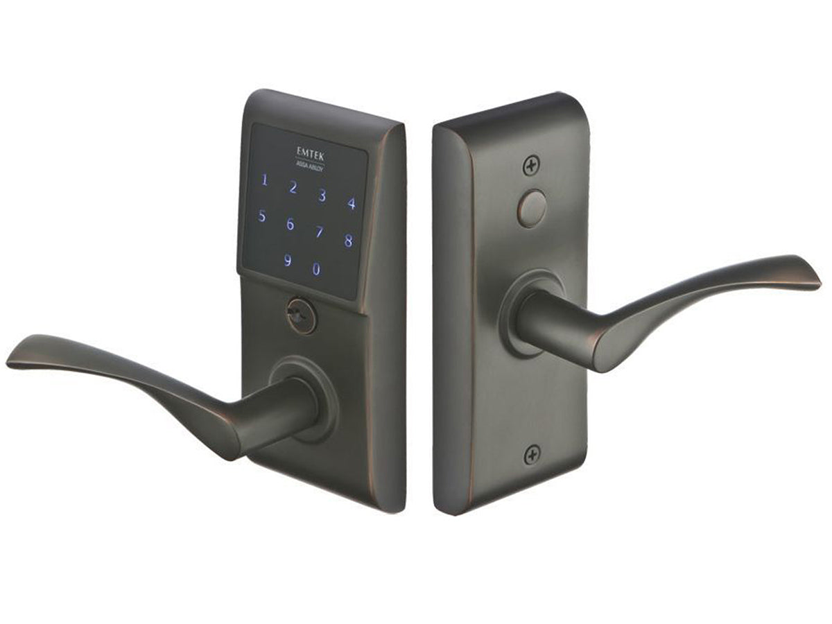 Emtek EMTouch Keypad Leverset Oil Rubbed Bronze US10B