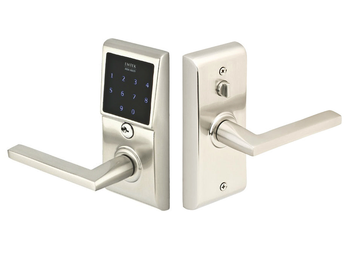 Emtek EMTouch Keypad Leverset Satin Nickel US15