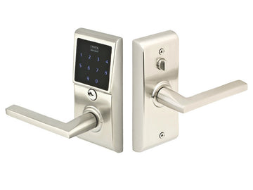 Emtek EMTouch Keypad Leverset Satin Nickel US15
