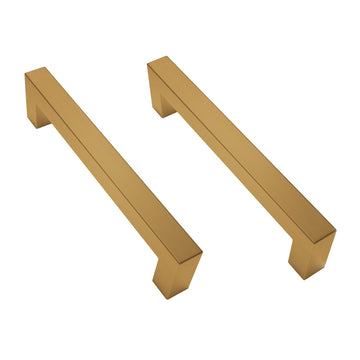 Mega Handles 5.5" Fargo Cabinet Pulls Satin Brass SB (pack of 12)