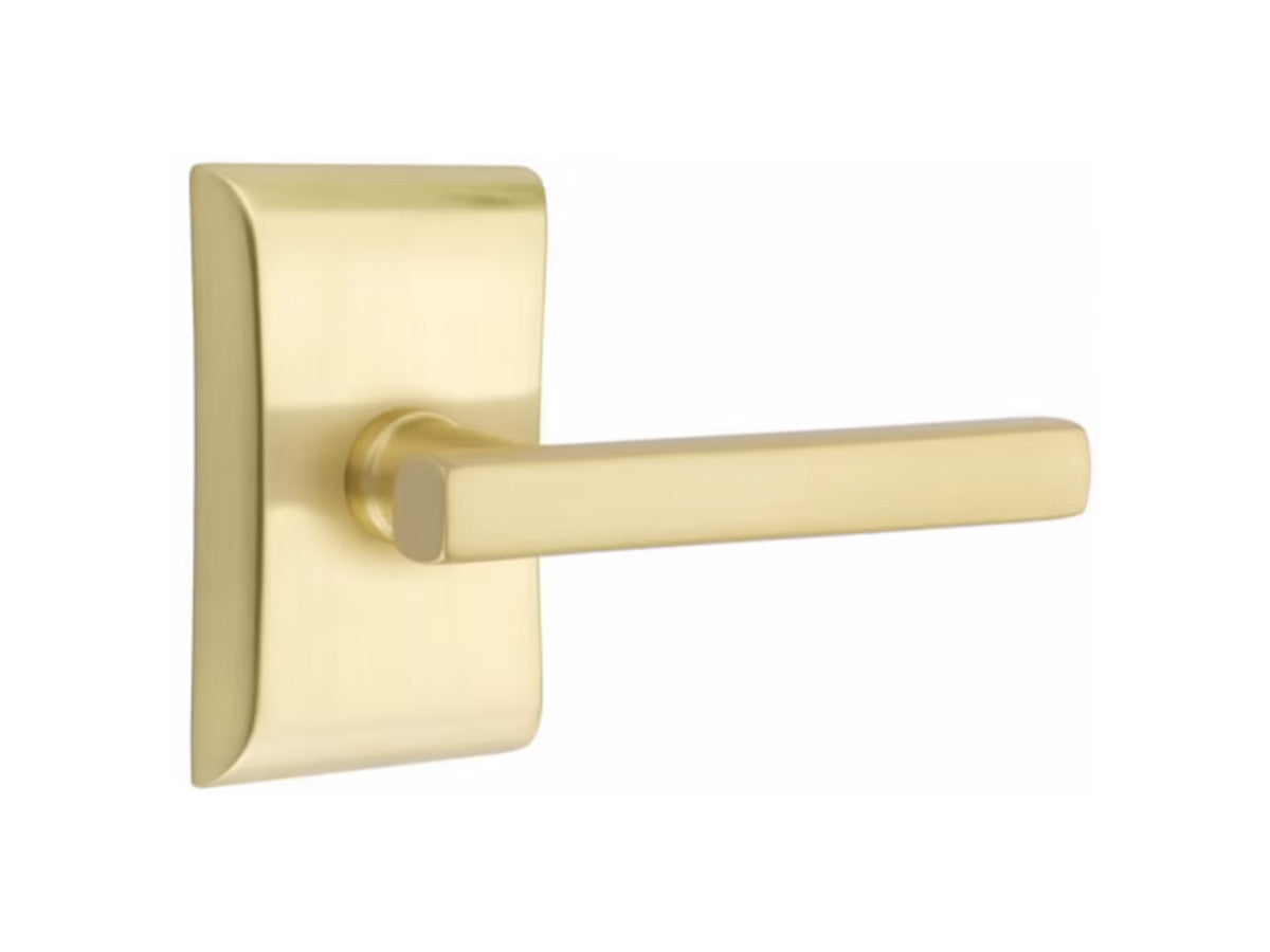 Emtek Freestone Brass Lever - Satin Brass US4