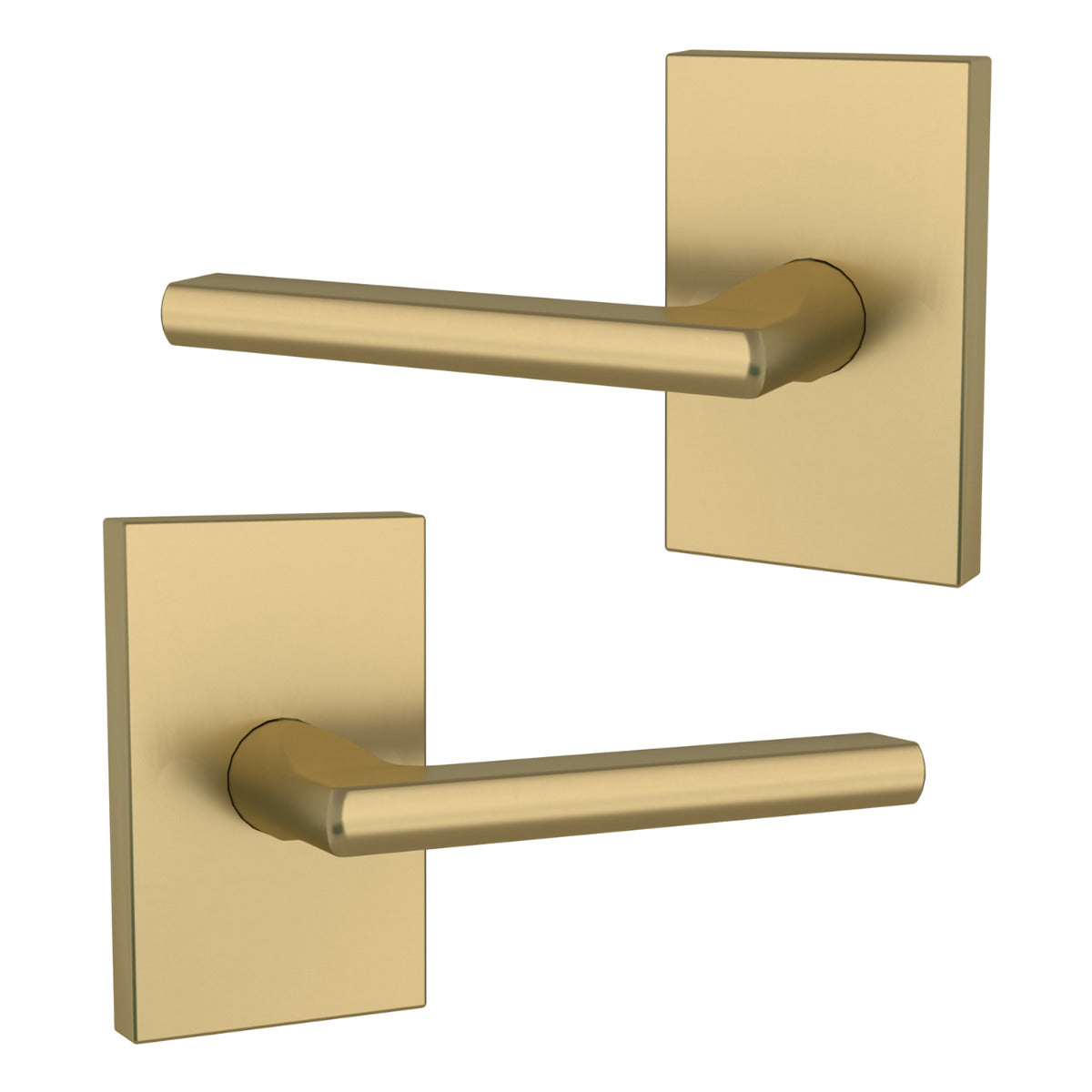 Mega Handles Glamor Lever Satin Brass SB