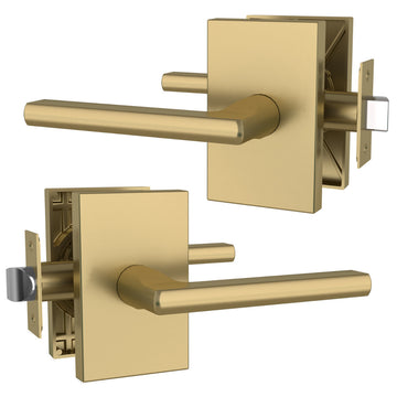 Mega Handles Glamor Lever Satin Brass SB