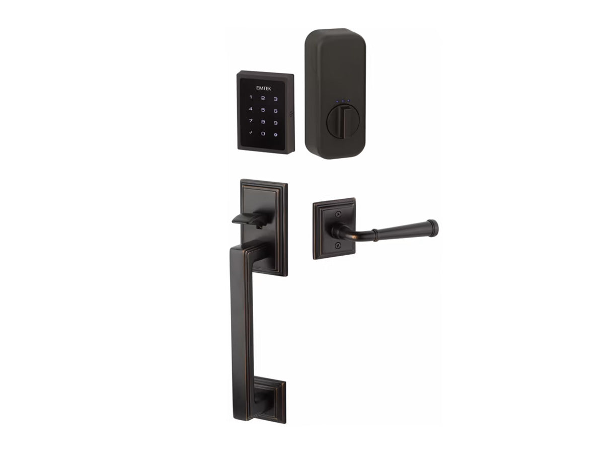 Emtek Hamden EMPowered Motorized Touchscreen Keypad Entry Set