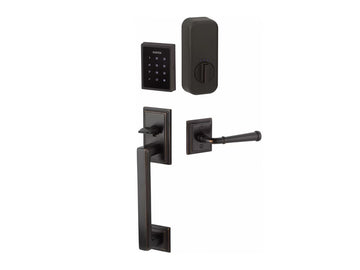 Emtek Hamden EMPowered Motorized Touchscreen Keypad Entry Set