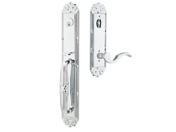 Emtek Imperial Tubular Entry Handleset Polished Chrome US26