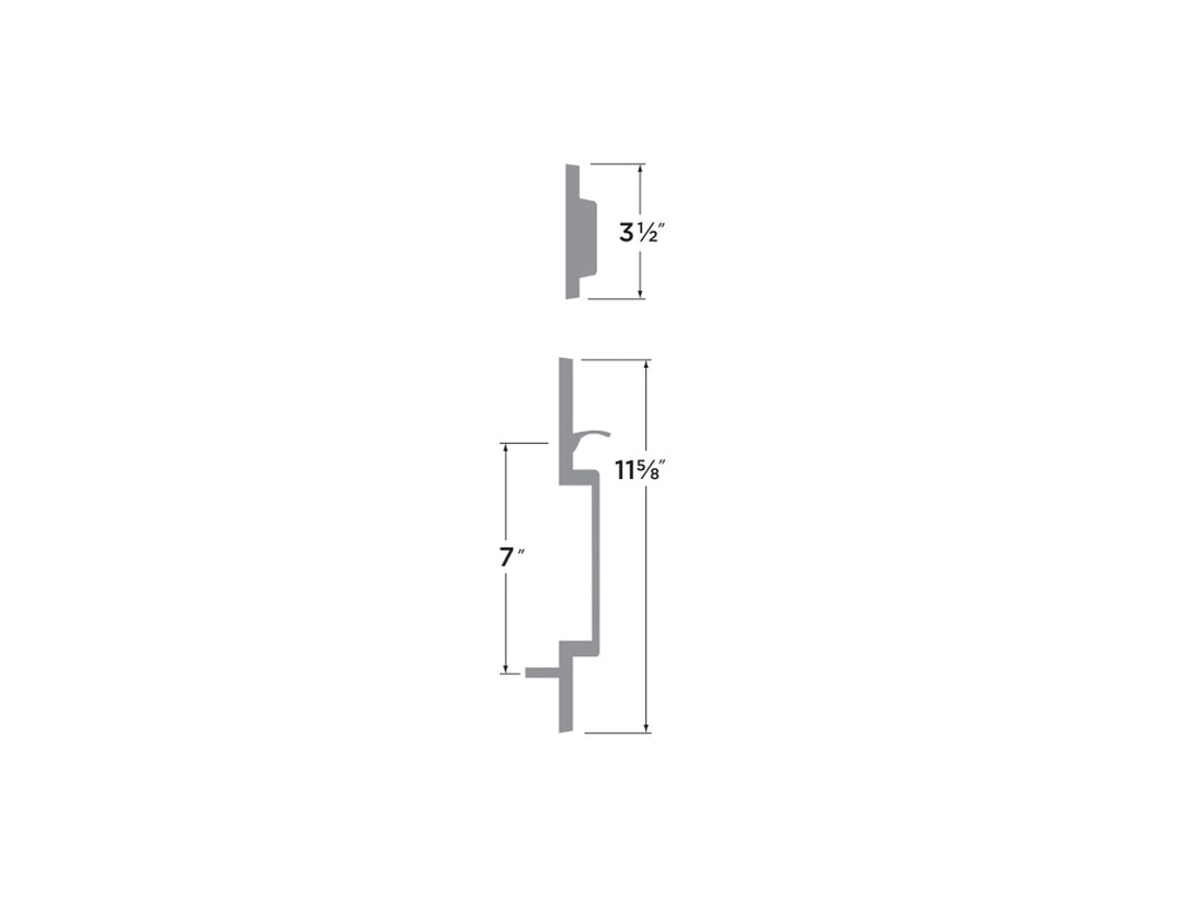 Sure-Loc Koln Handleset - Dimensions