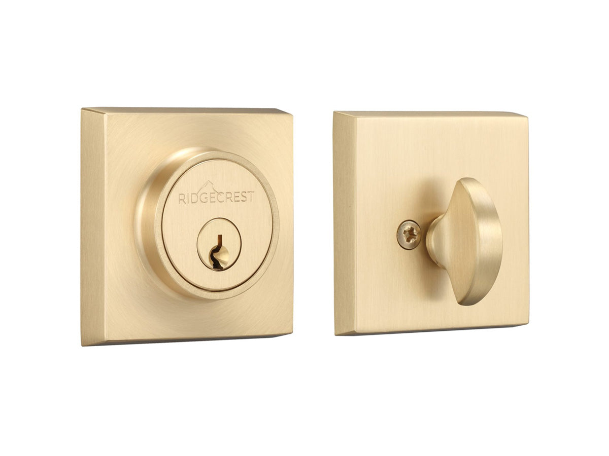 Sure-Loc Logan Deadbolt - Satin Brass