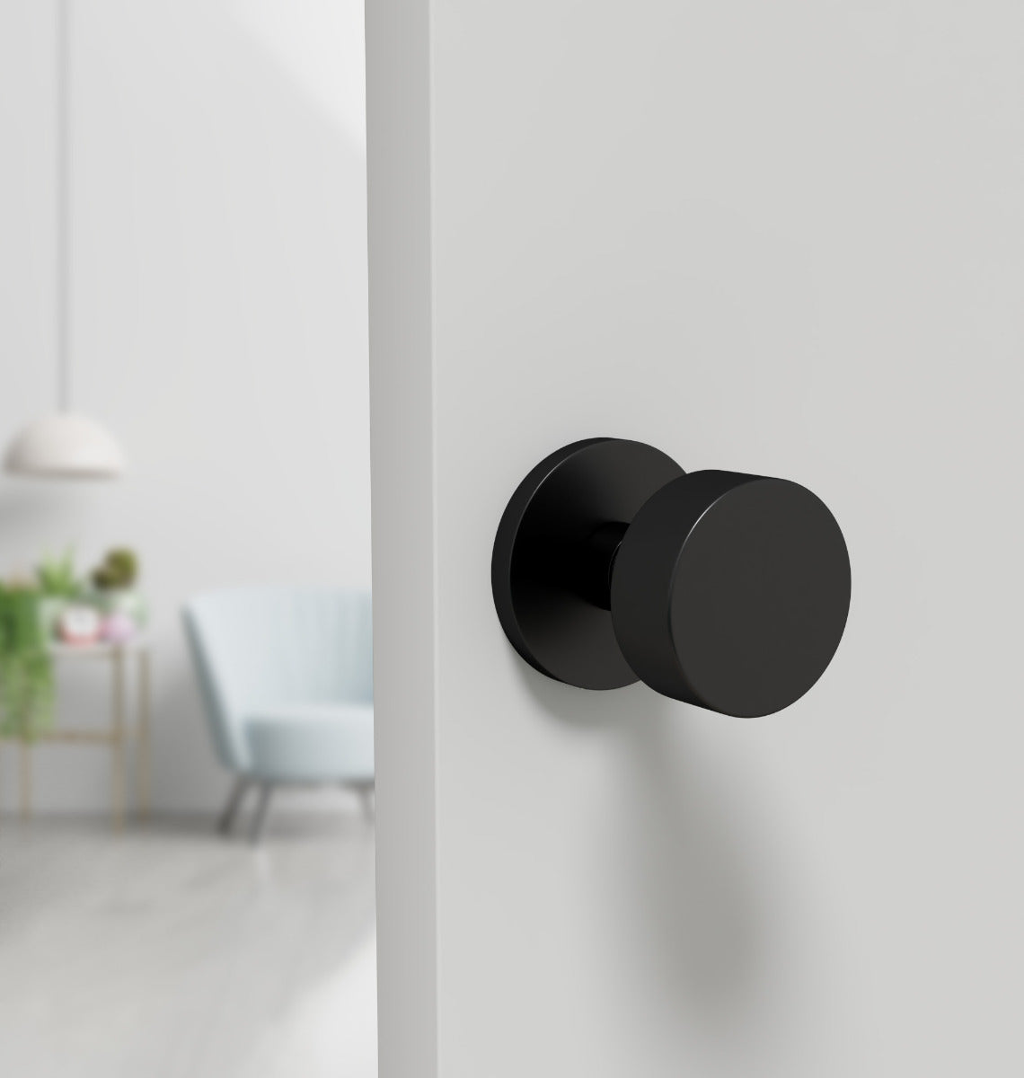 Mega Handles Buena Knob Matte Black MB