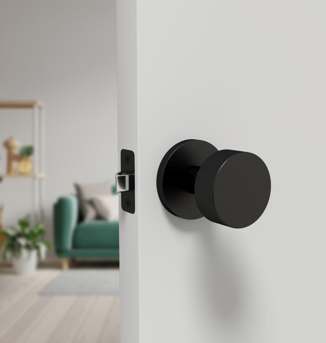 Mega Handles Buena Knob Matte Black MB