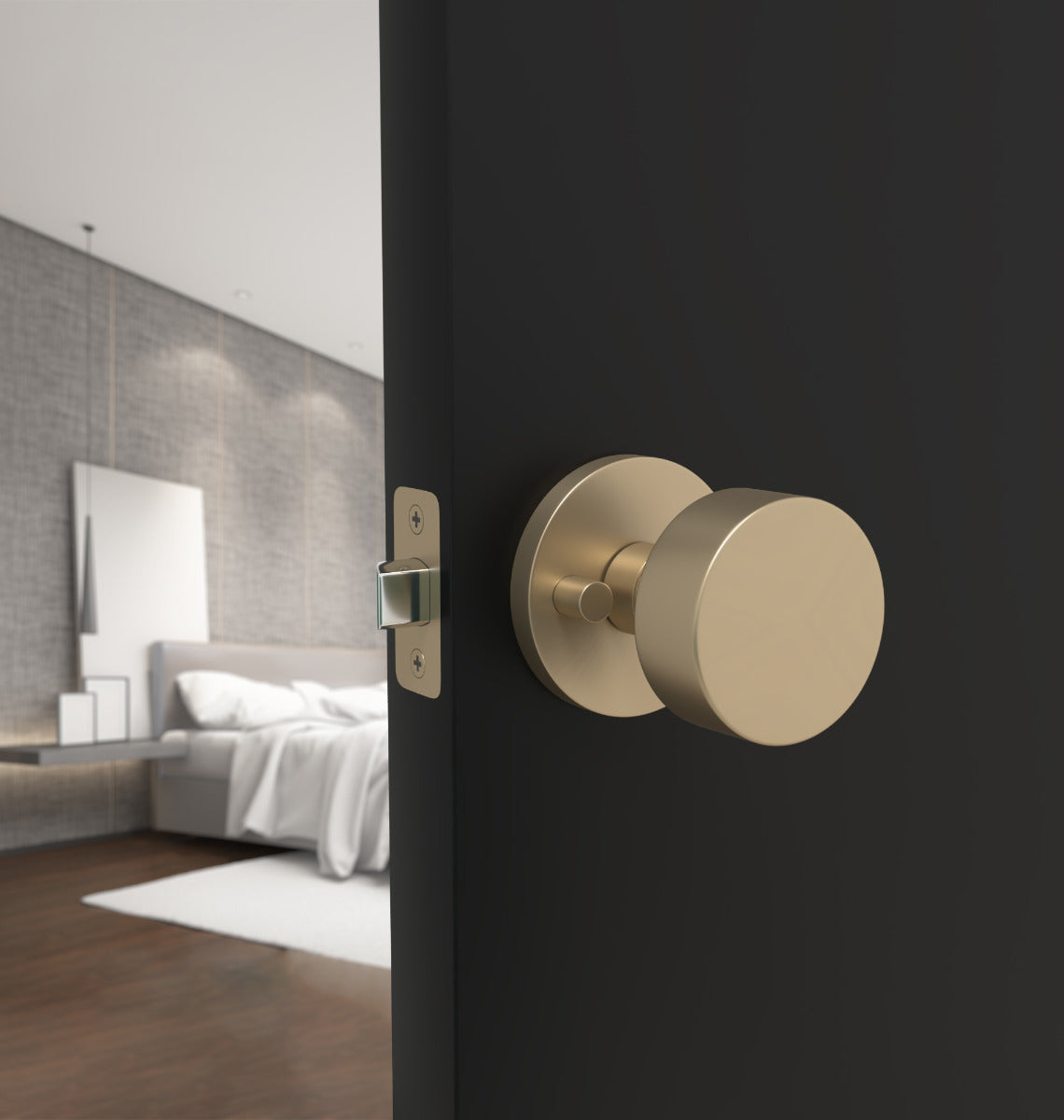 Mega Handles Buena Knob Satin Brass SB