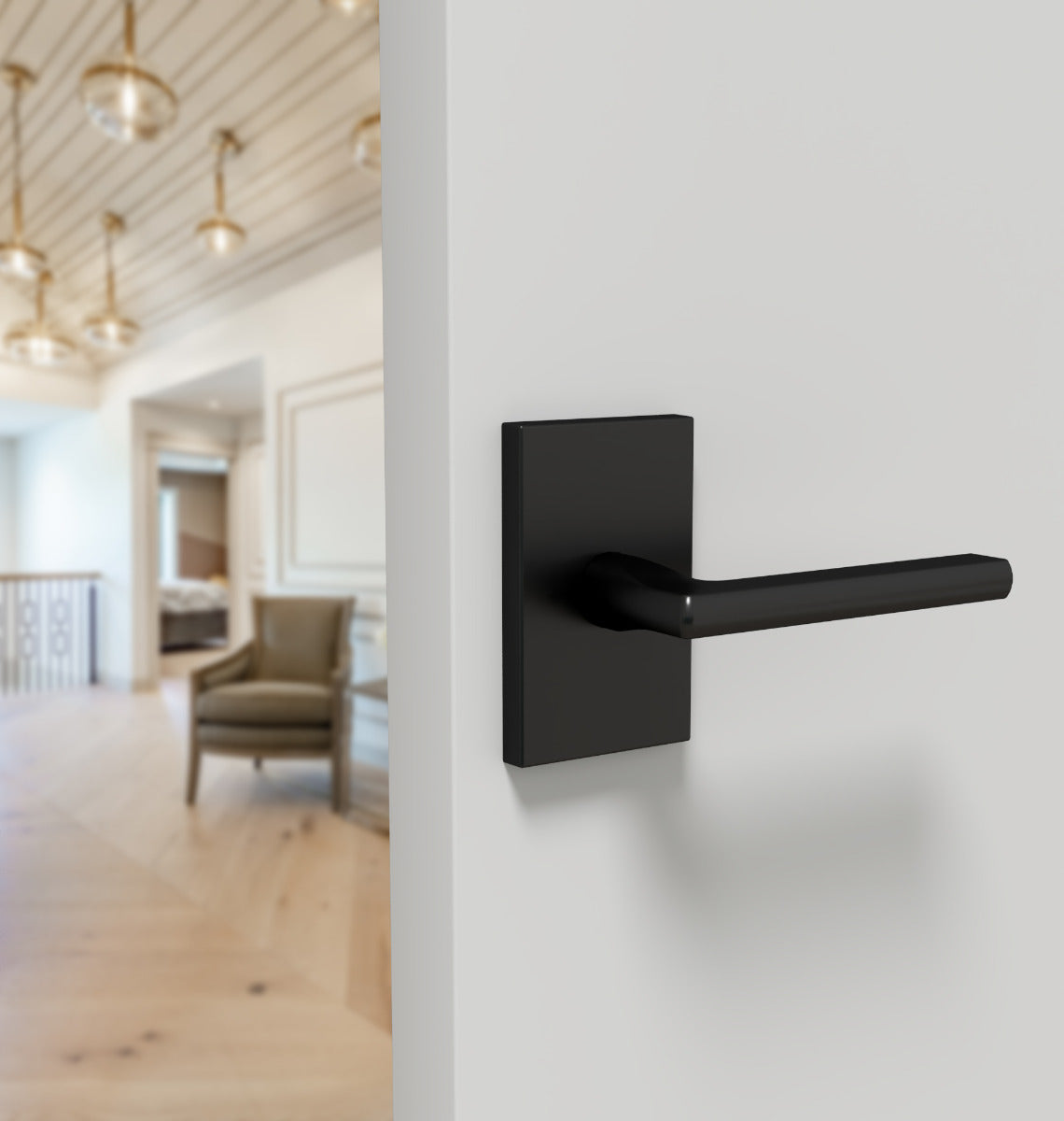 Mega Handles Glamor Lever Matte Black MB