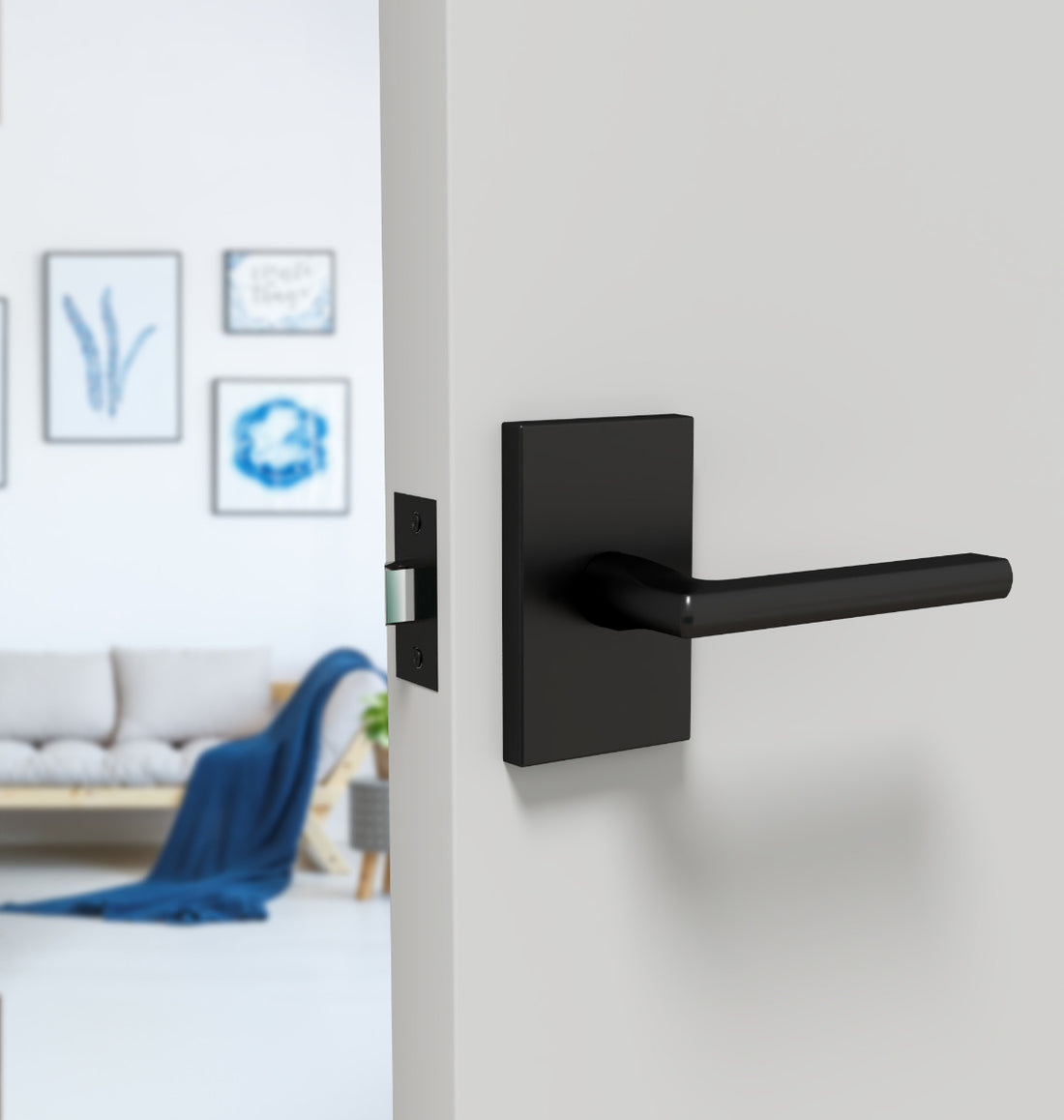 Mega Handles Glamor Lever Matte Black MB