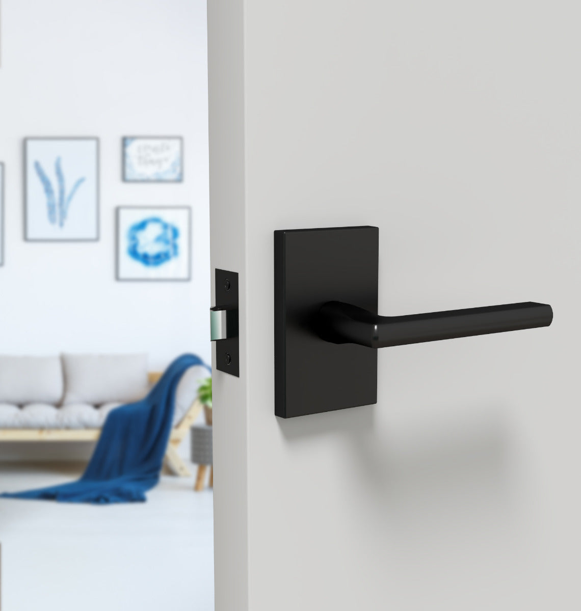 Mega Handles Glamor Lever Matte Black MB