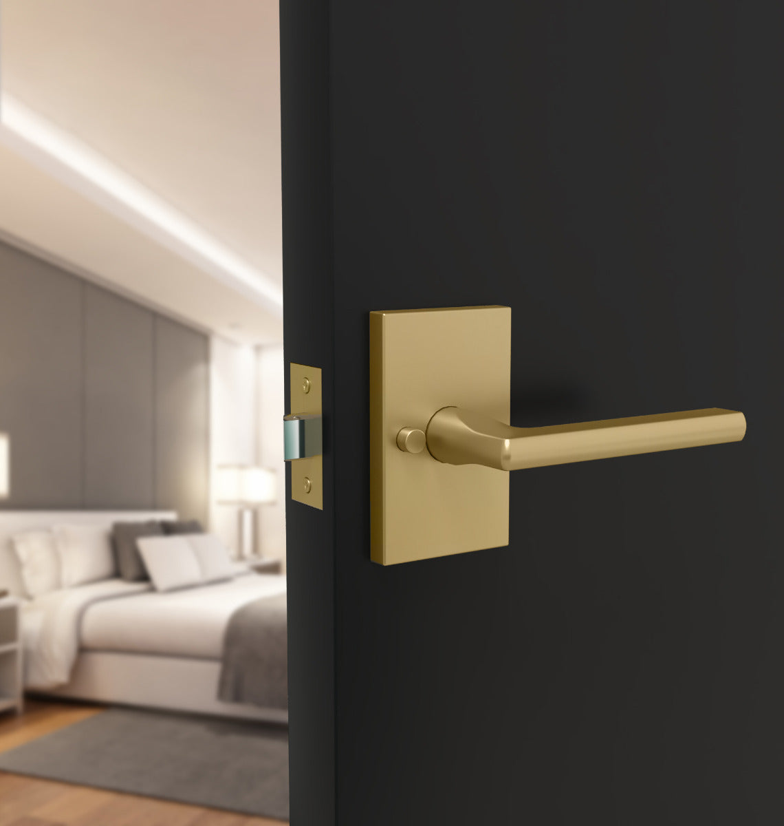 Mega Handles Glamor Lever Satin Brass SB