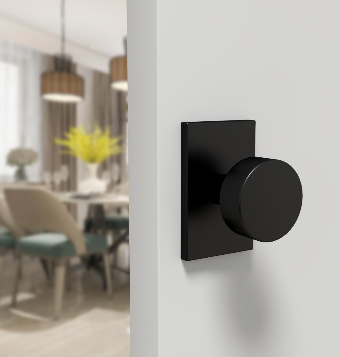 Mega Handles Laura Knob Matte Black MB