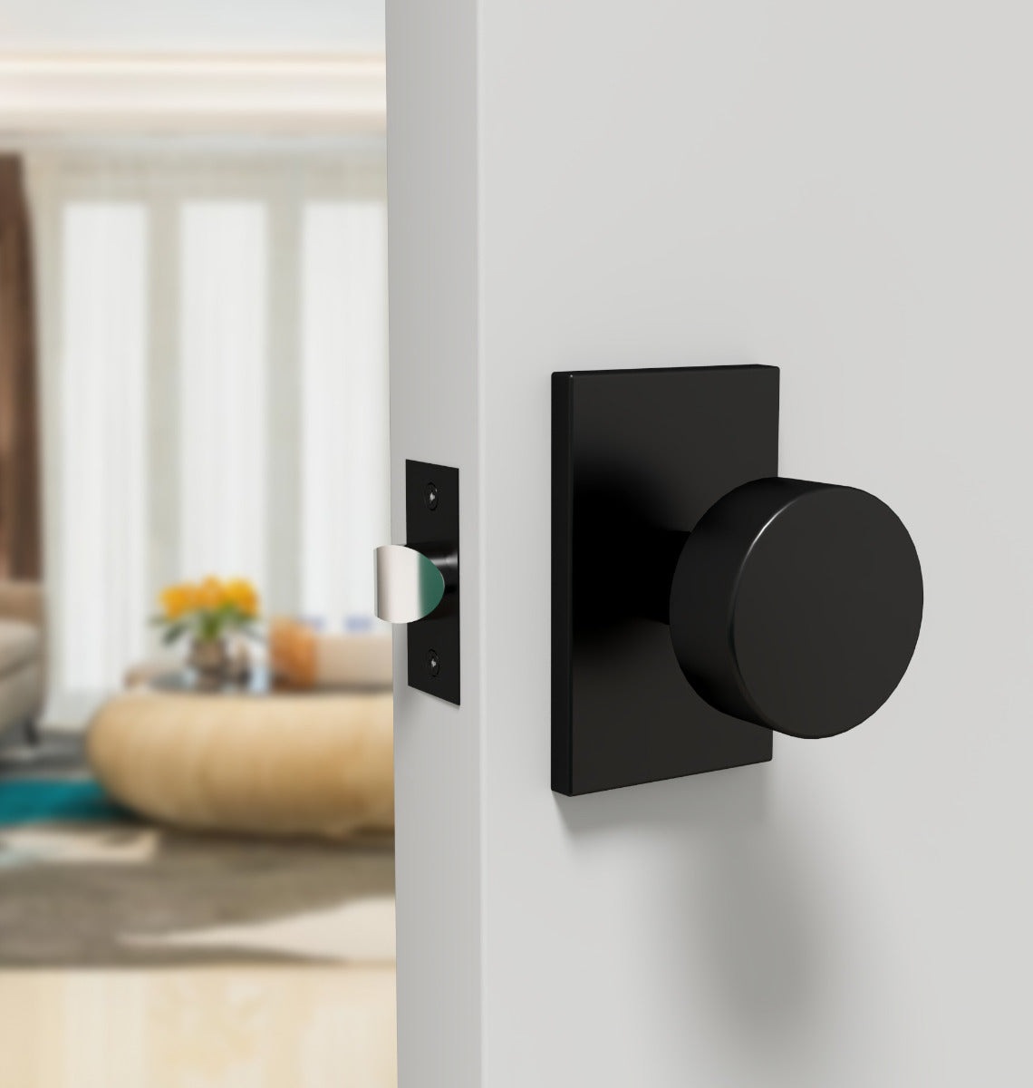 Mega Handles Laura Knob Matte Black MB